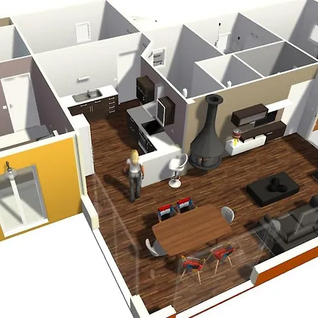 Maison Moderne, Confort, De Plain-pied 4 Pers *